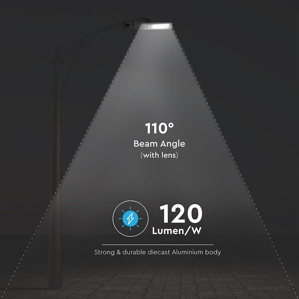 V-Tac 50W LED gadelampe - Samsung LED chip, Ø60mm, IP65, 137lm/w, 5 års garanti
