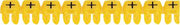 LEDNINGSMÆRKE PLUS GUL 0,5-1,5