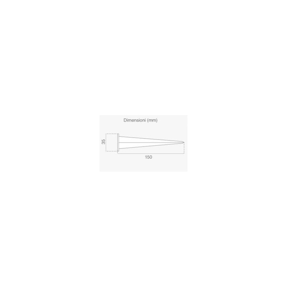 V-Tac Spyd til LED projektør - Ø6cm, H26,5cm, IP65