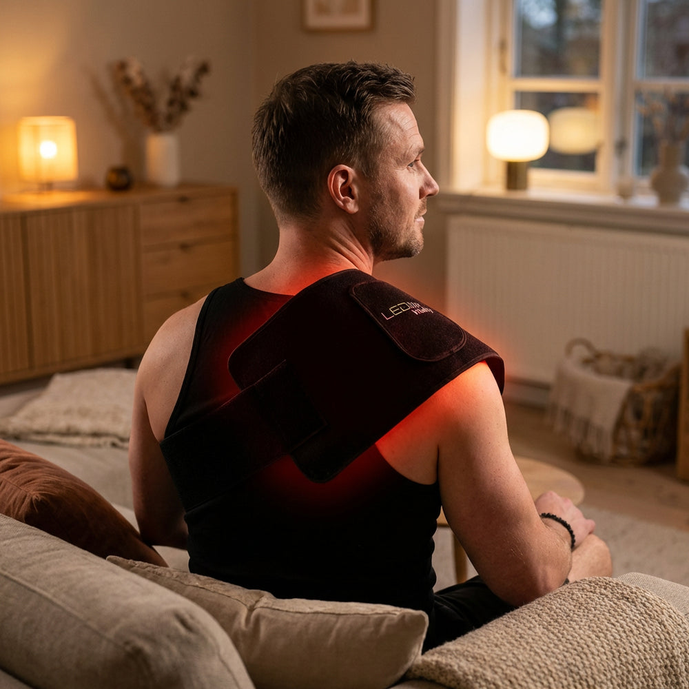 Vitality infrarødt lysterapi bælte til nakke, lænd med 20W effekt og 230V input