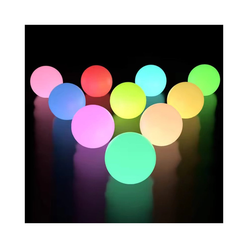 Genopladelig RGBW LED kugle med fjernbetjening (Ø20 cm) – IP68 klassificering