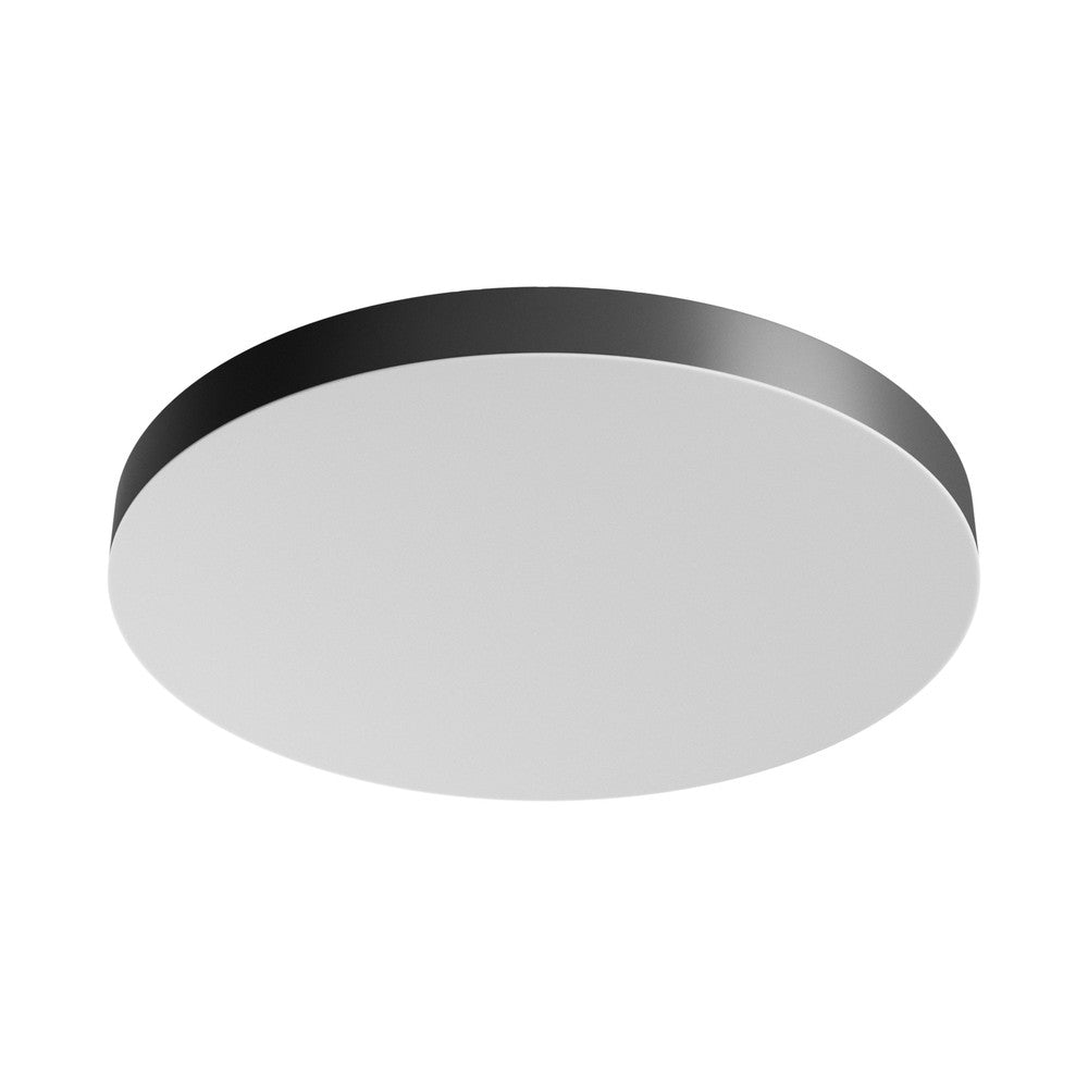Nymphea Optima loftlampe 65W - CCT, 230V, 120°, IP20, Ø600x50mm, hvid, sort, rund