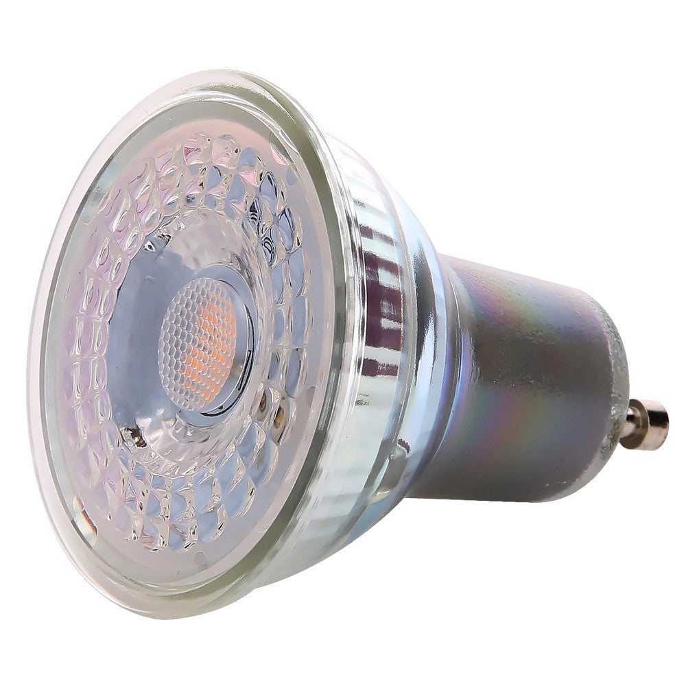 Dim to warm GU10 skinnespot inkl. 6W pære, hvid, 3-faset skinne med 230V input