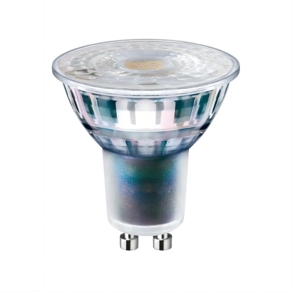 Dim to warm GU10 skinnespot inkl. 6W pære, hvid, 3-faset skinne med 230V input