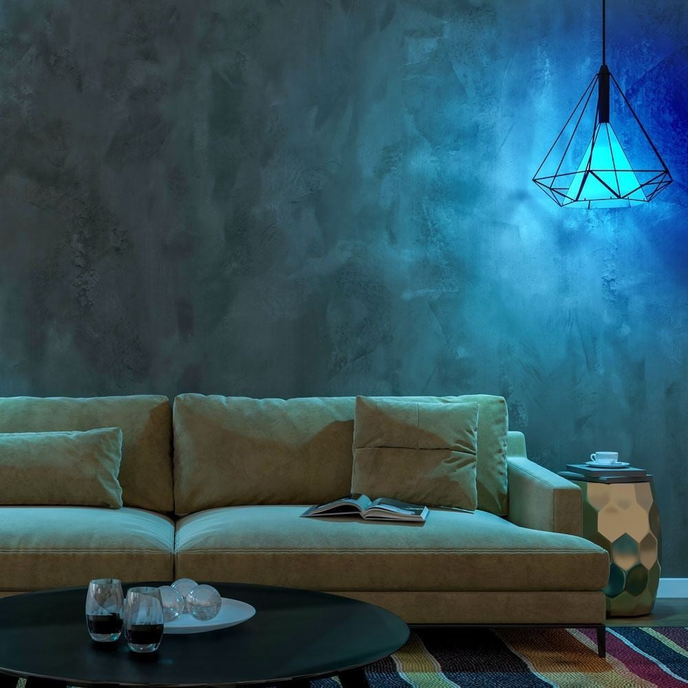 5 stk. RGBW LED pærer med RF fjernbetjening, 6W, E27, 230V, 470lm, RA80