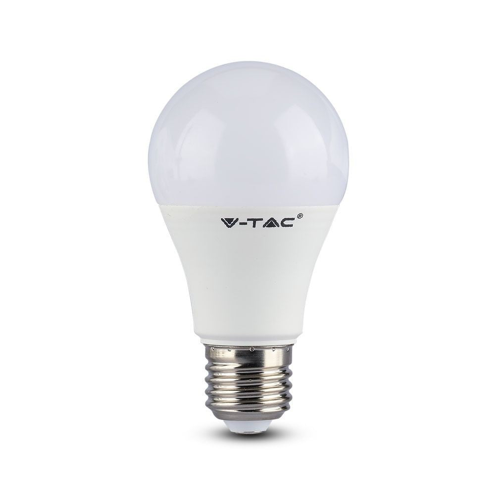 5 stk. RGBW LED pærer med RF fjernbetjening, 6W, E27, 230V, 470lm, RA80
