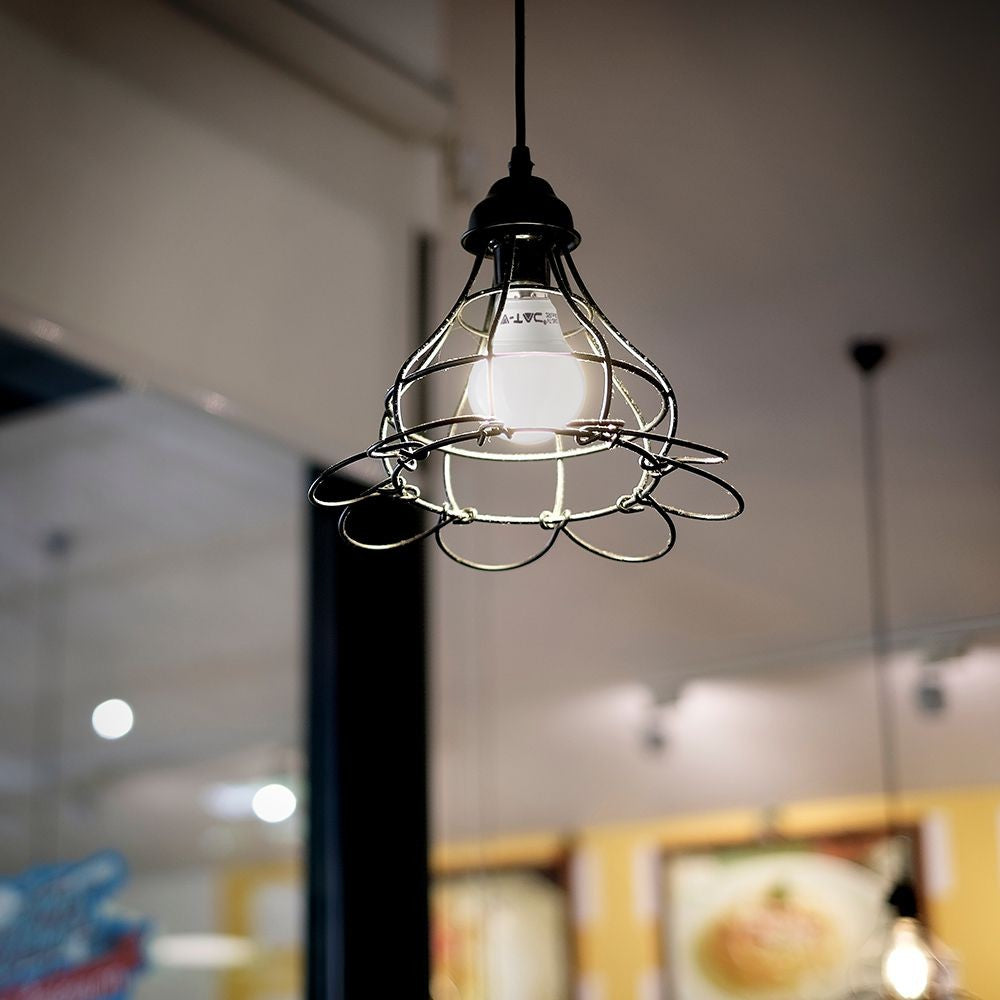 5 stk. RGBW LED Pære - 4,8W, RF fjernbetjening, dæmpbar, E14 fatning - 470lm, RA80