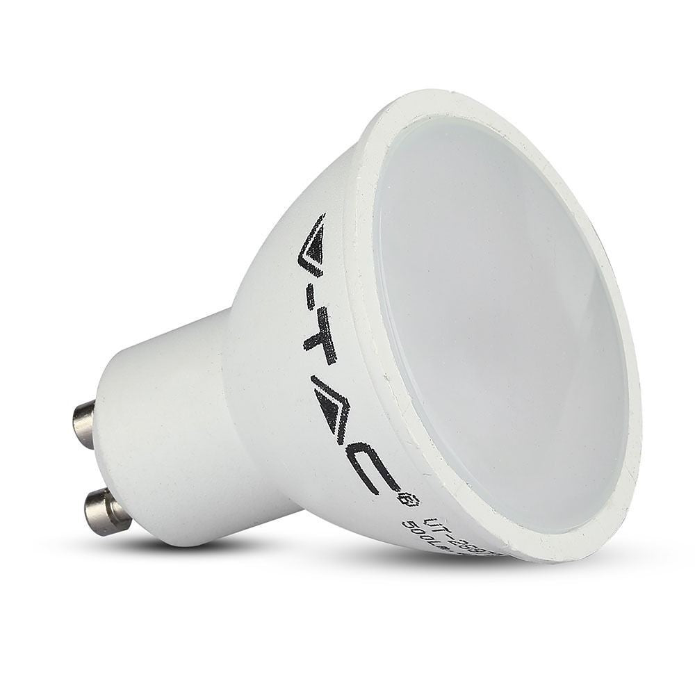 10 stk. Wifi LED GU10 pærer - 5W, Tuya/Smart Life, kompatibel med Google Home, erstatter 27W, 400lm, RA80