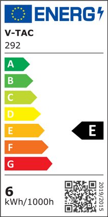 V-Tac 6W LED globepære - Samsung LED chip, Kultråd, Ø12,5 cm, E27 (Erstatter 60W, 806lm, RA80)