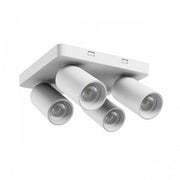 Madara Loftslampe i Hvid til 4 GU10 Pærer - IP20, 230V - 220x220x134mm