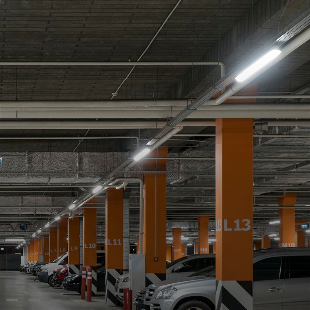 120 cm VT-120137S LED armatur 36W - Vandtæt med sensor & mælkehvidt dæksel