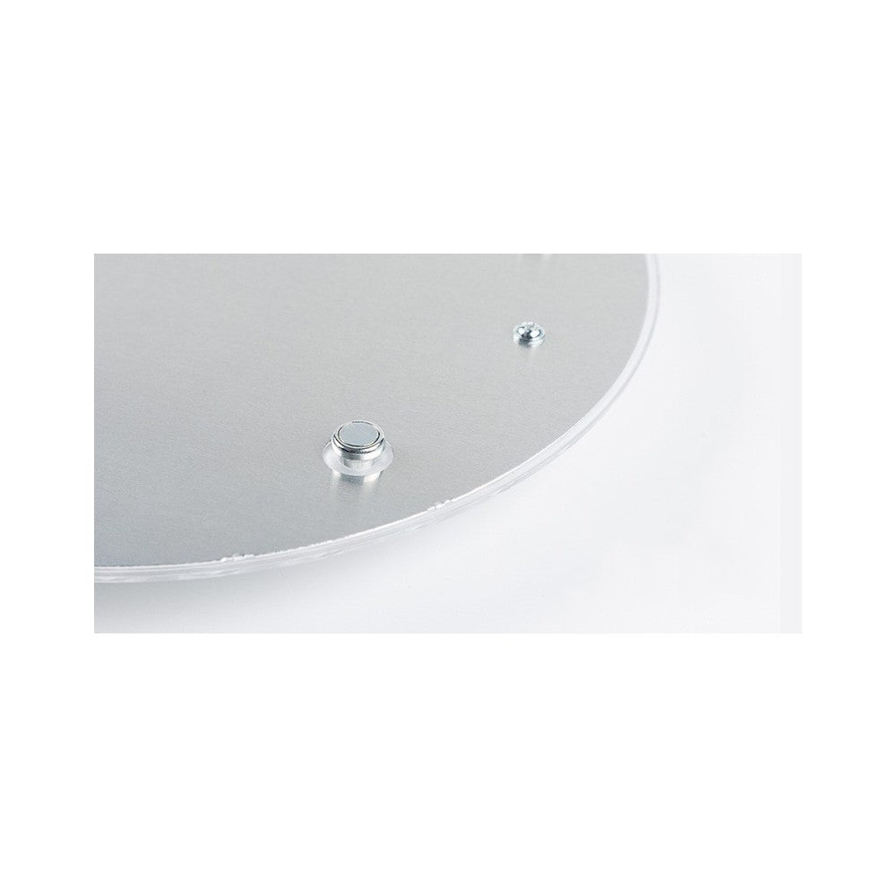 9W LED indsats med linser, flickerfri, Ø12,5 cm, erstatning for G24, cirkelrør og kompaktrør, 230V input, 1000lm, RA80