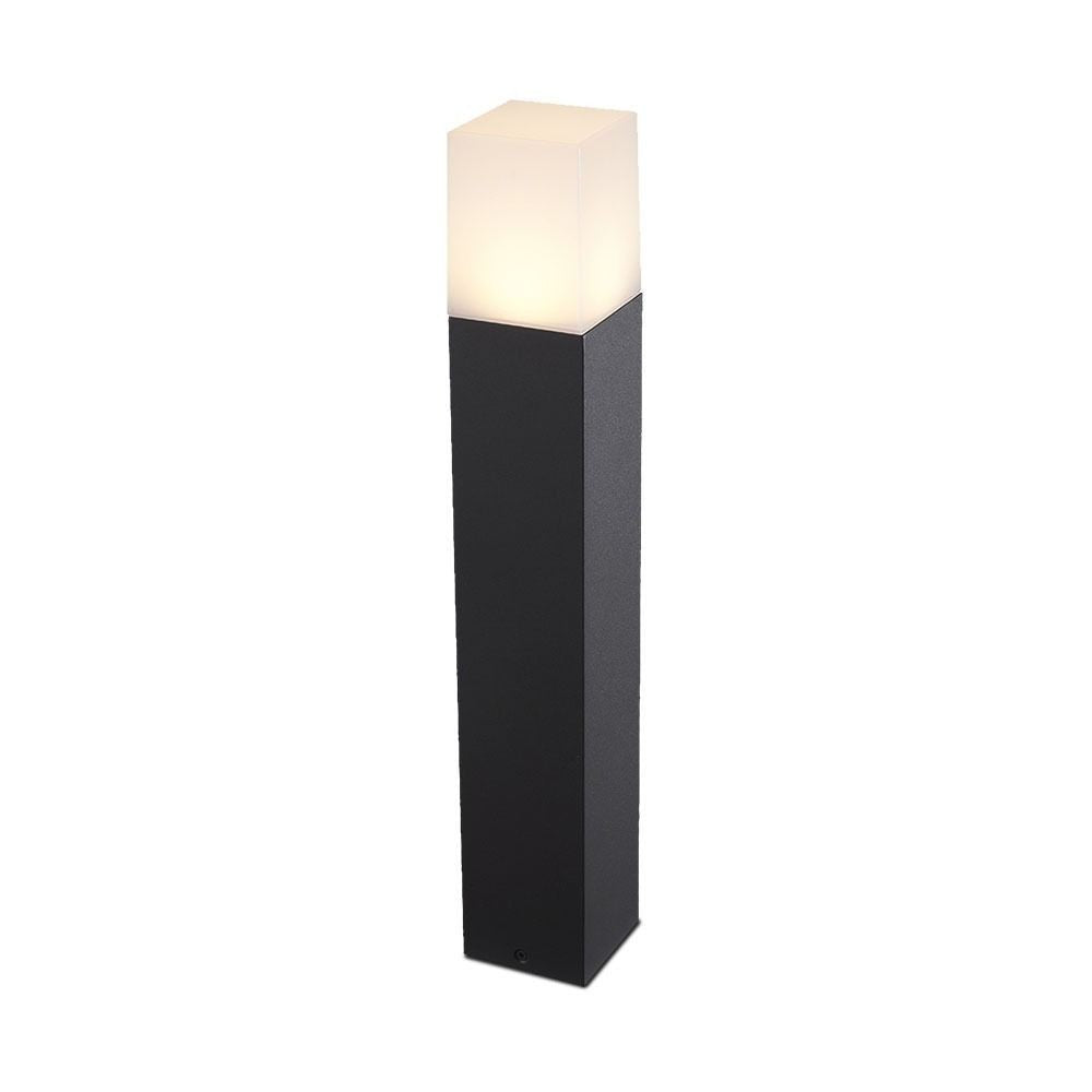 V-Tac Sort Havelampe, 50 cm, IP54, GU10 Fatning, uden lyskilde, 230V