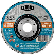 PREM SKRUBSKIVER 125X4X22,23 CA24Q-BFP