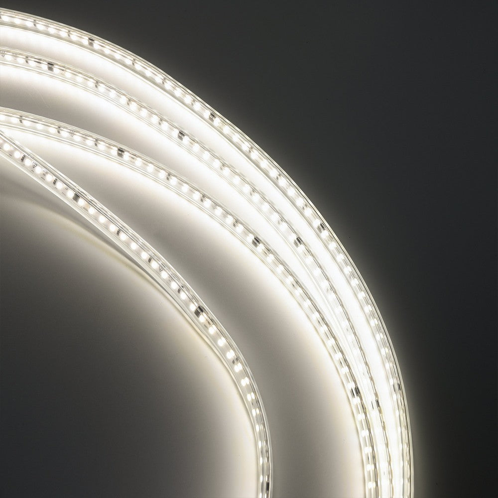 5 m LED strip (Type X-2) - 230V, vandtæt, IP67, 100 LED, 10W/m, klippes hver 10cm