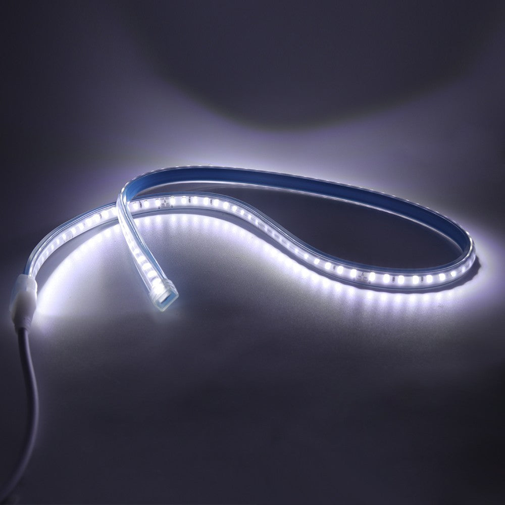 5 m LED strip (Type X-2) - 230V, vandtæt, IP67, 100 LED, 10W/m, klippes hver 10cm