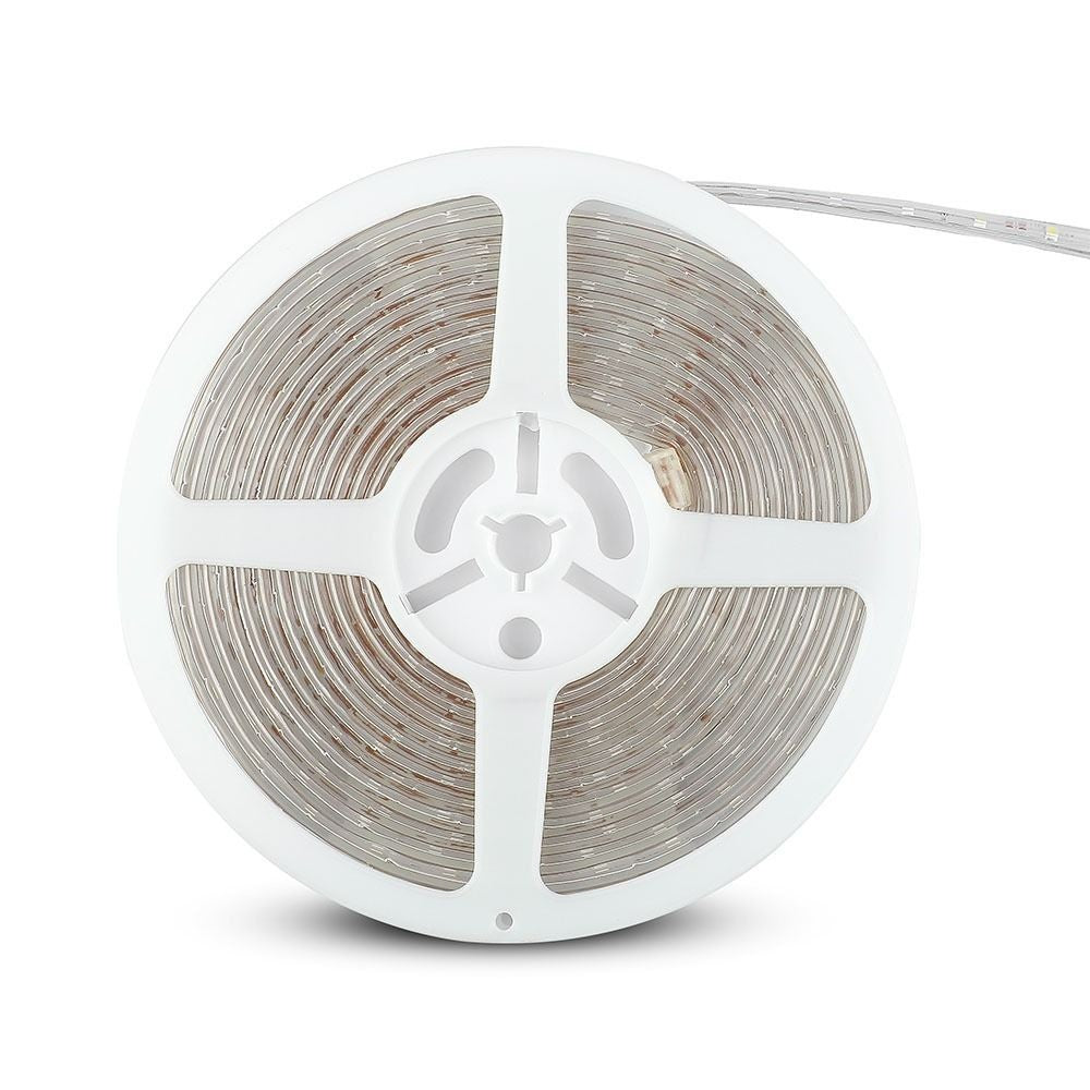 V-Tac Vandtæt LED Strip, 5m, Farvet lys, 60 LED/m, Grøn/Rød/Blå