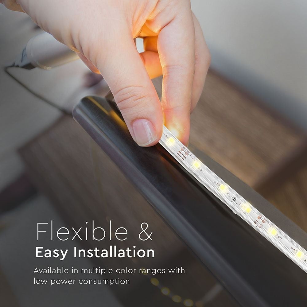 V-Tac Vandtæt LED Strip, 5m, Farvet lys, 60 LED/m, Grøn/Rød/Blå