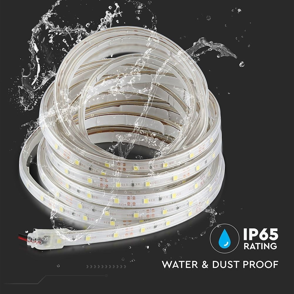 V-Tac Vandtæt LED Strip, 5m, Farvet lys, 60 LED/m, Grøn/Rød/Blå