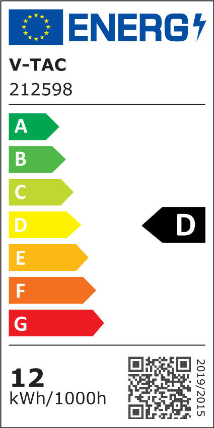 V-Tac 11W/m LED strip - 5m, 150lm/W, IP20, 24V, 168 LED pr. meter