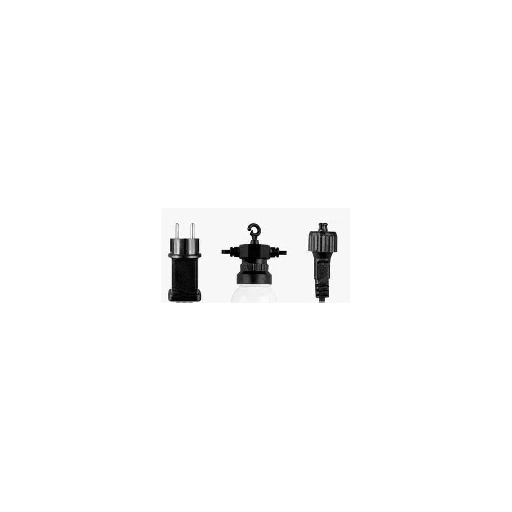 V-Tac LED lyskæde 5m med 10 stk. 0,5W RGB pærer inkl. lyskilde - 230V, 5W, 300lm