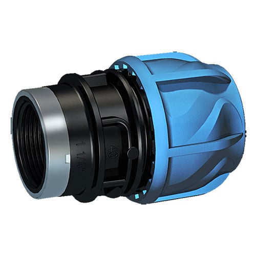 +GF+ iJOINT 63 mm x 2" overgang med muffe, PP, PN16