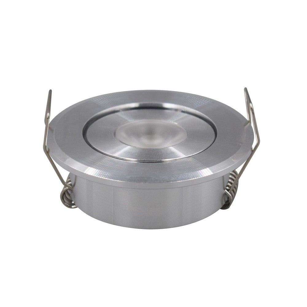 LEDlife 1,5W Indbygningsspot - Ø4,2 cm Hul, Ø5,2 cm Mål, 2,2 cm Høj, Dæmpbar, 12V/24V, Erstatter 15W