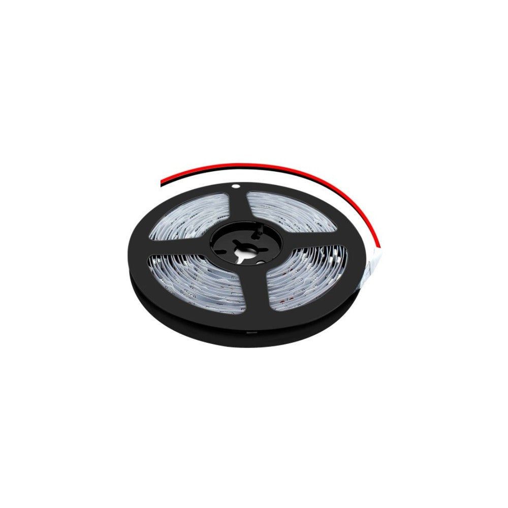 Rød 670 nm 4,8W/m 24V LED Strip - 5m, IP20, 60 LED pr. meter, RA80
