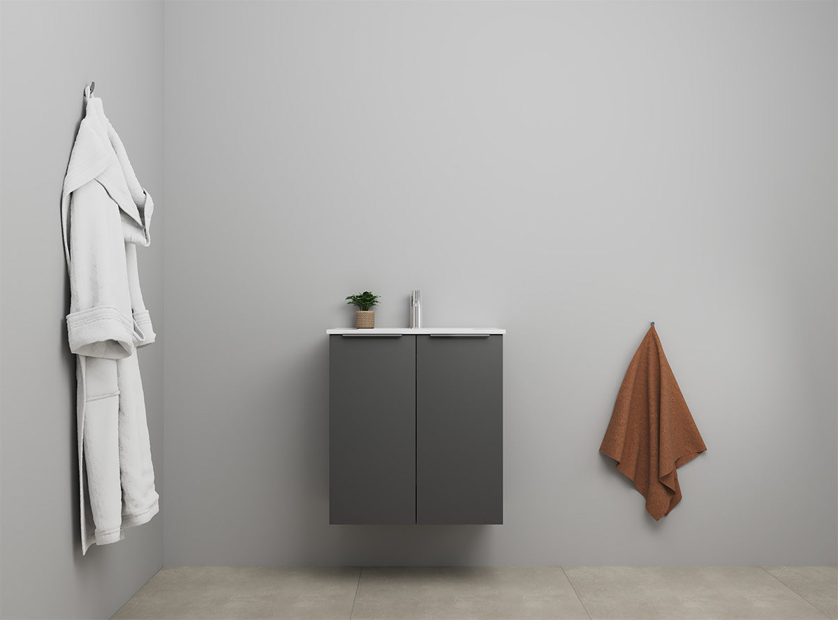 Sanibell Online usamlet møbelsæt 61x36cm mat antracit 2 låger
