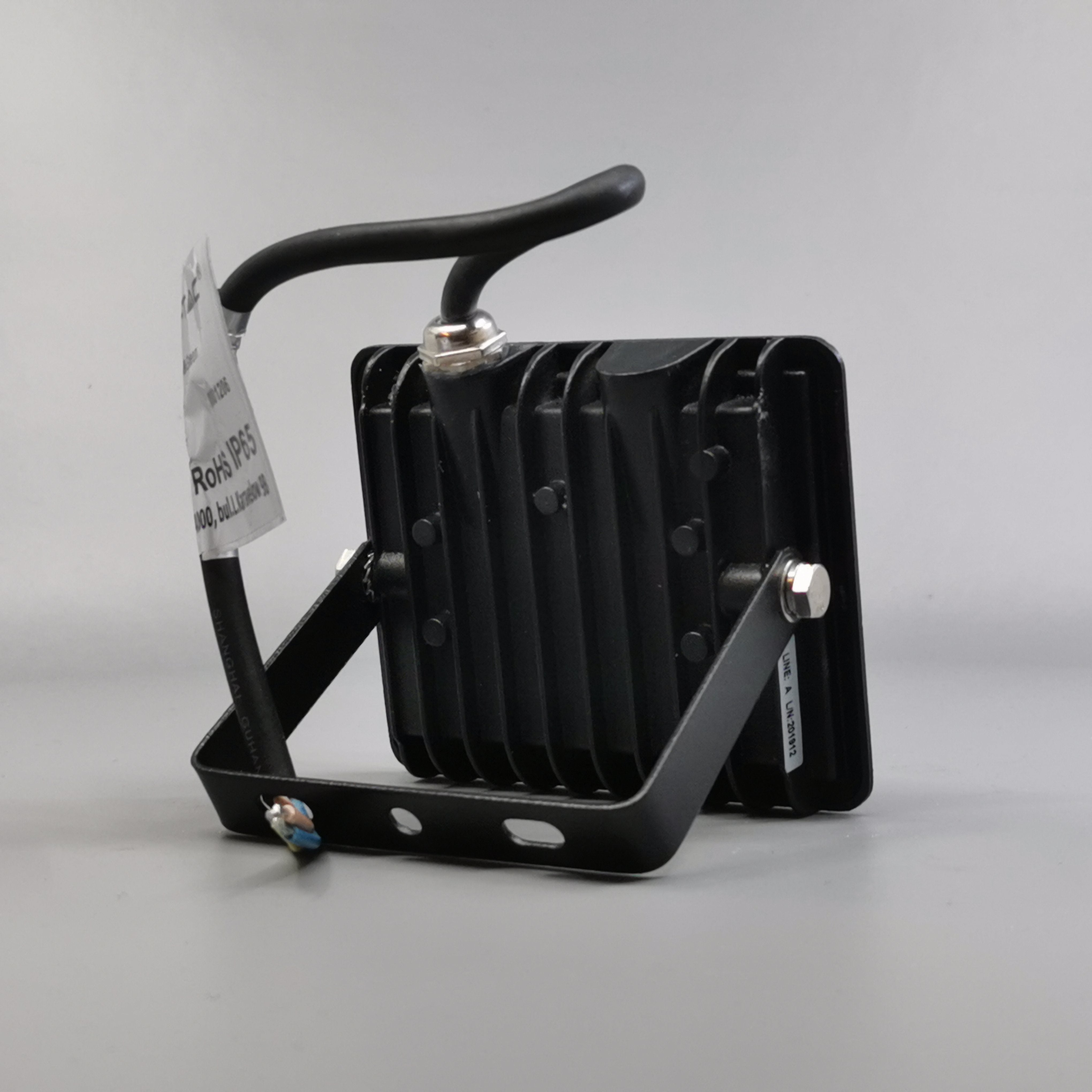 10W LED projektør 4000K 850Lm sort