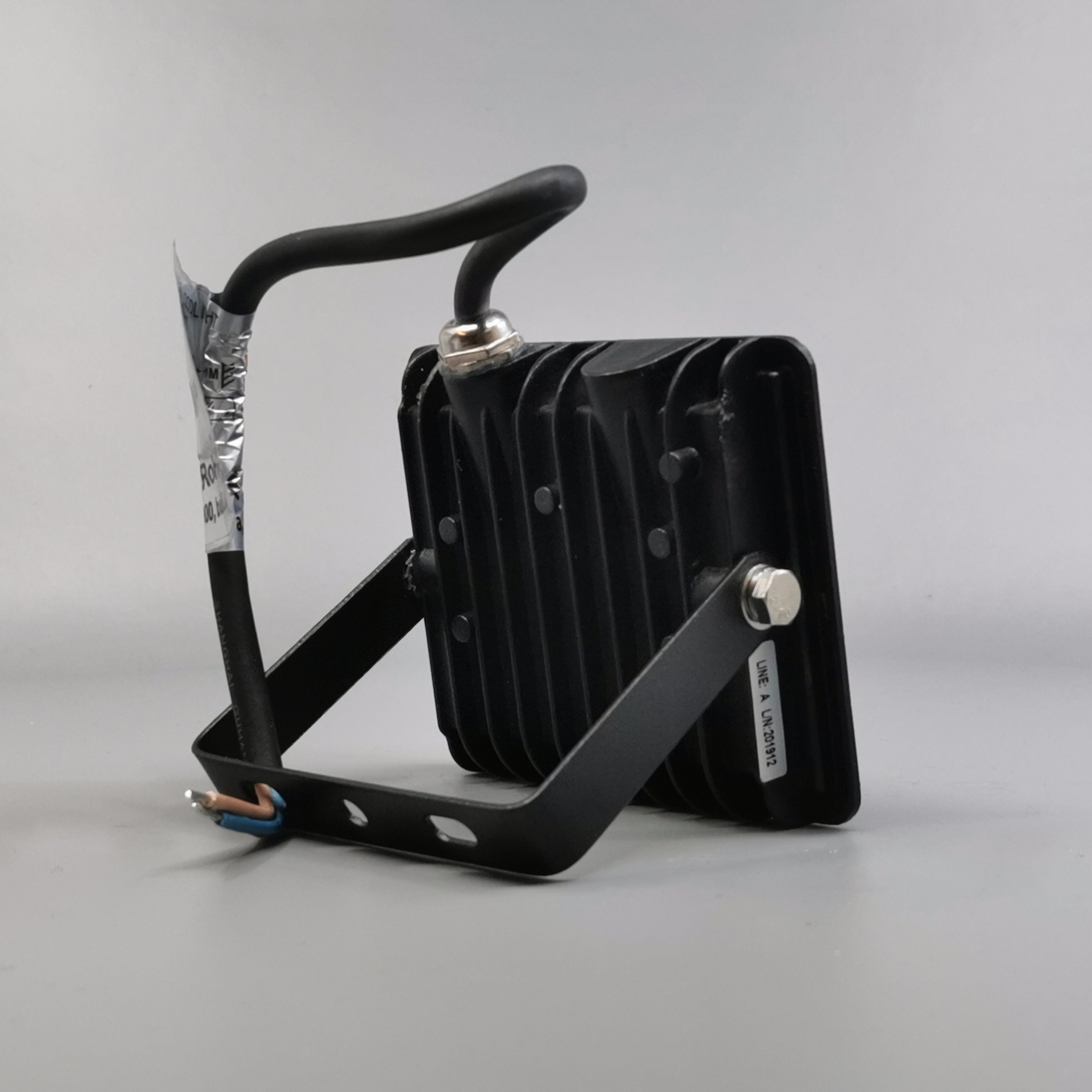 10W LED projektør 4000K 850Lm sort