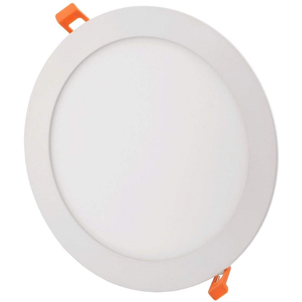 6W LED indbygningspanel - Ø11 cm hul, Ø12 cm mål, 230V - Erstattes 35W, 410lm, RA80