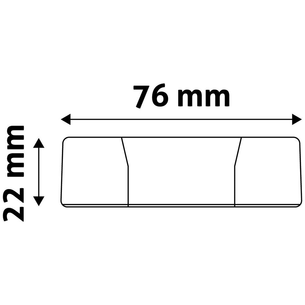 6W LED indbygningspanel - Ø11 cm hul, Ø12 cm mål, 230V - Erstattes 35W, 410lm, RA80