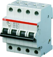 Automatsikring C 16A 4-polet C-karakteristik brydeevne 6kA 230/400V AC 70mm bred S204-C16