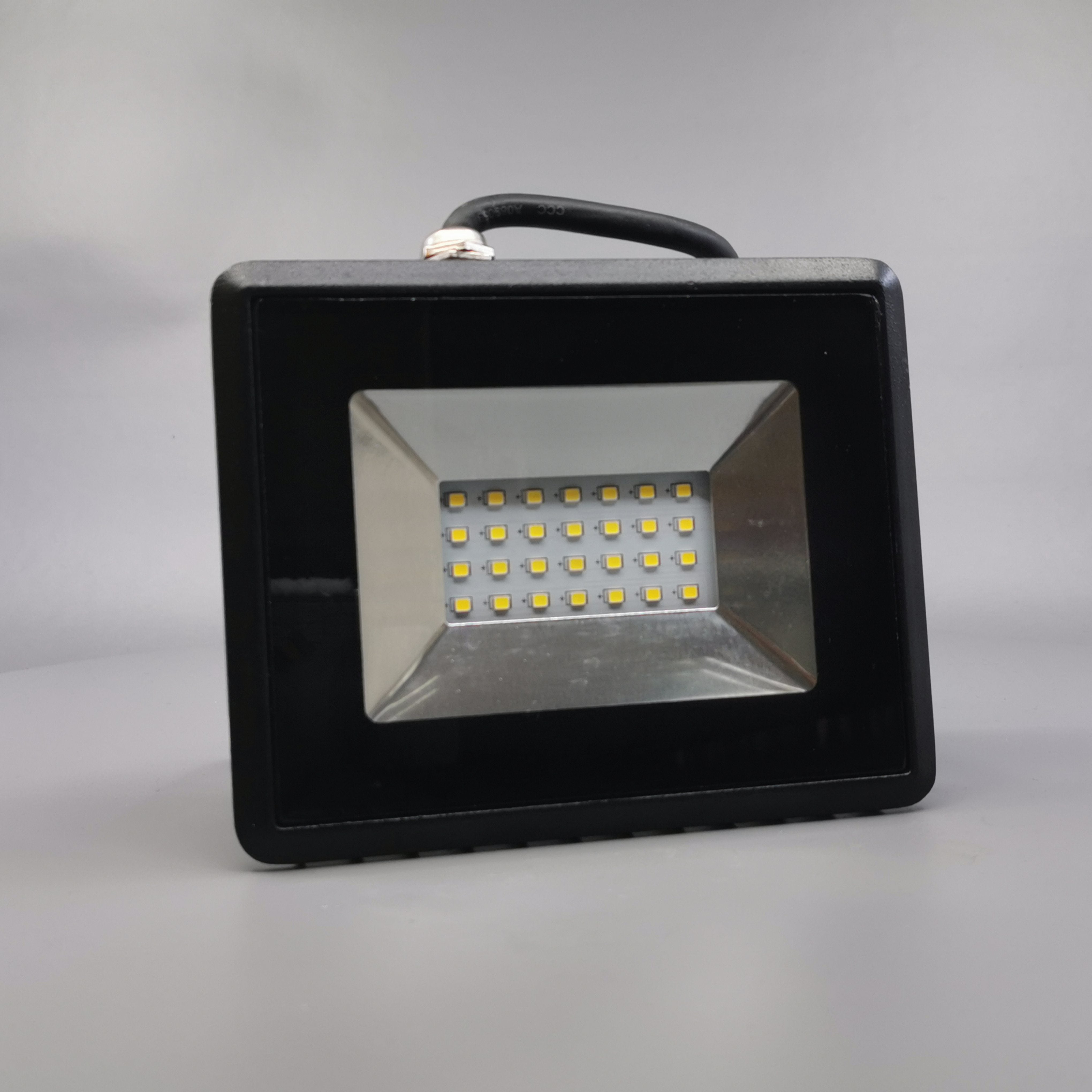 20W LED projektør 4000K 1700Lm sort