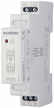 HOLDERELÆ, 16A, 1SL/BR, 24V AC/DC