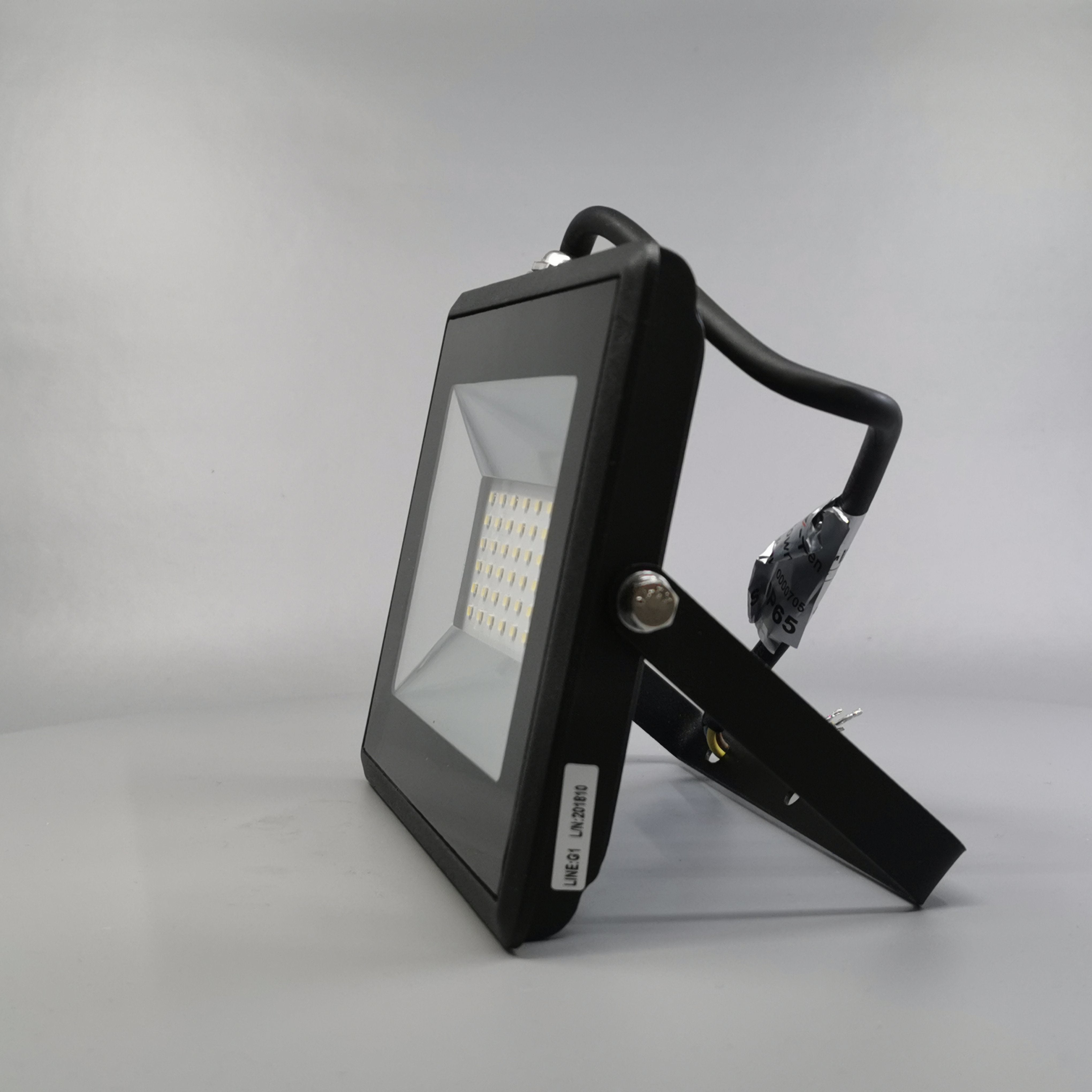 30W LED projektør 4000K 2550Lm sort