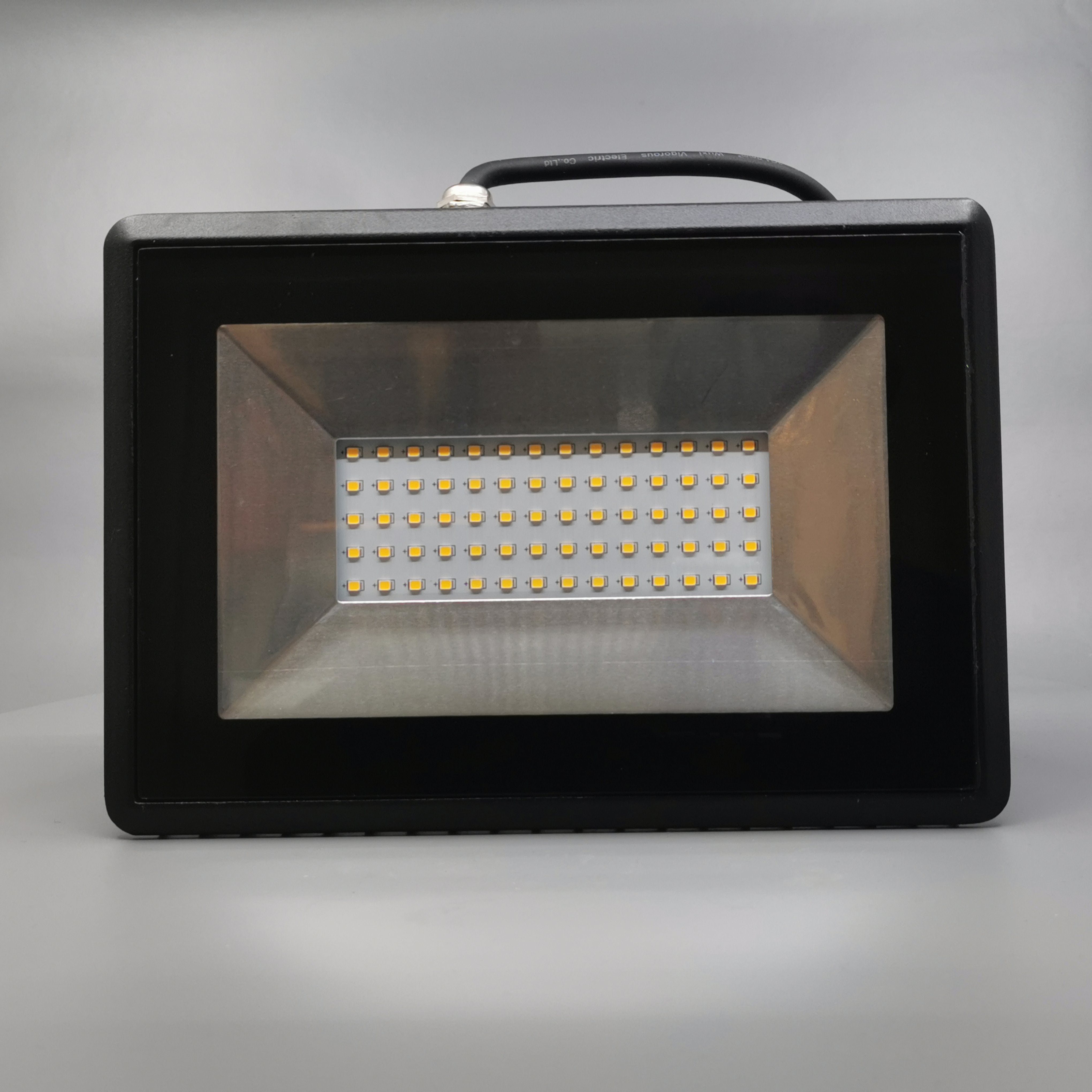 50W LED projektør 3000K 4250Lm sort