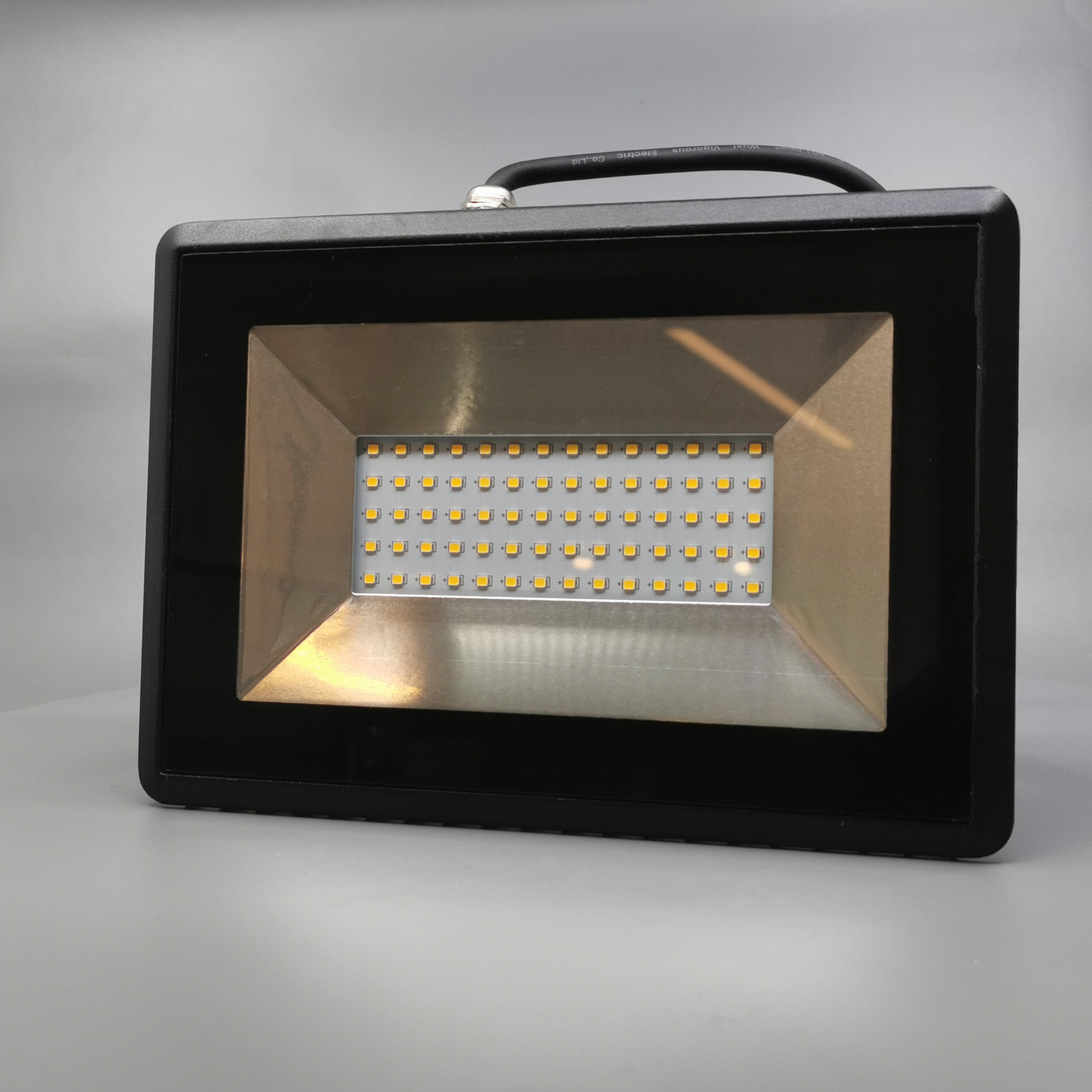 50W LED projektør 3000K 4250Lm sort