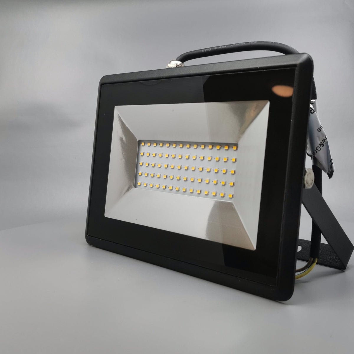 50W LED projektør 3000K 4250Lm sort (360° frame 4)