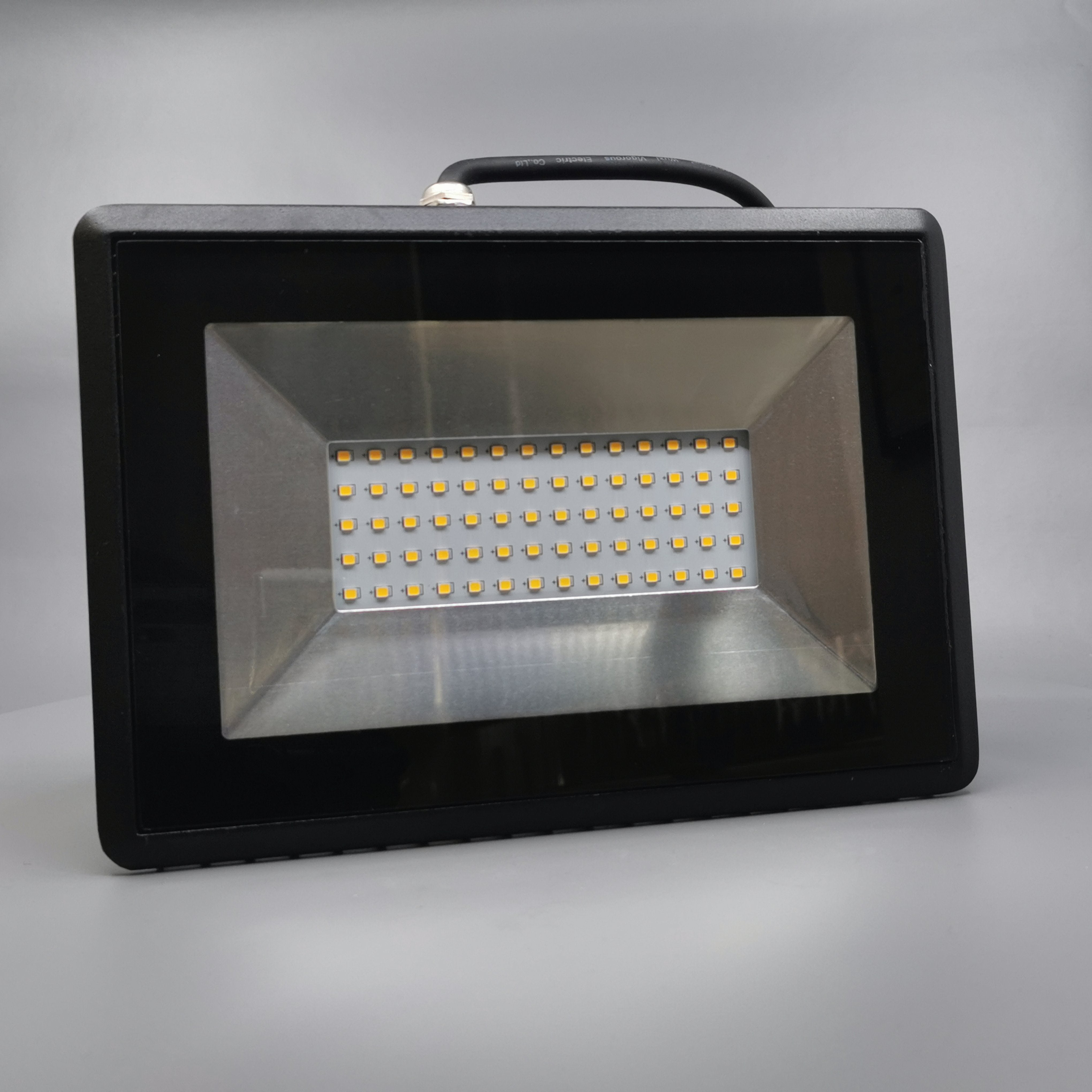 50W LED projektør 3000K 4250Lm sort