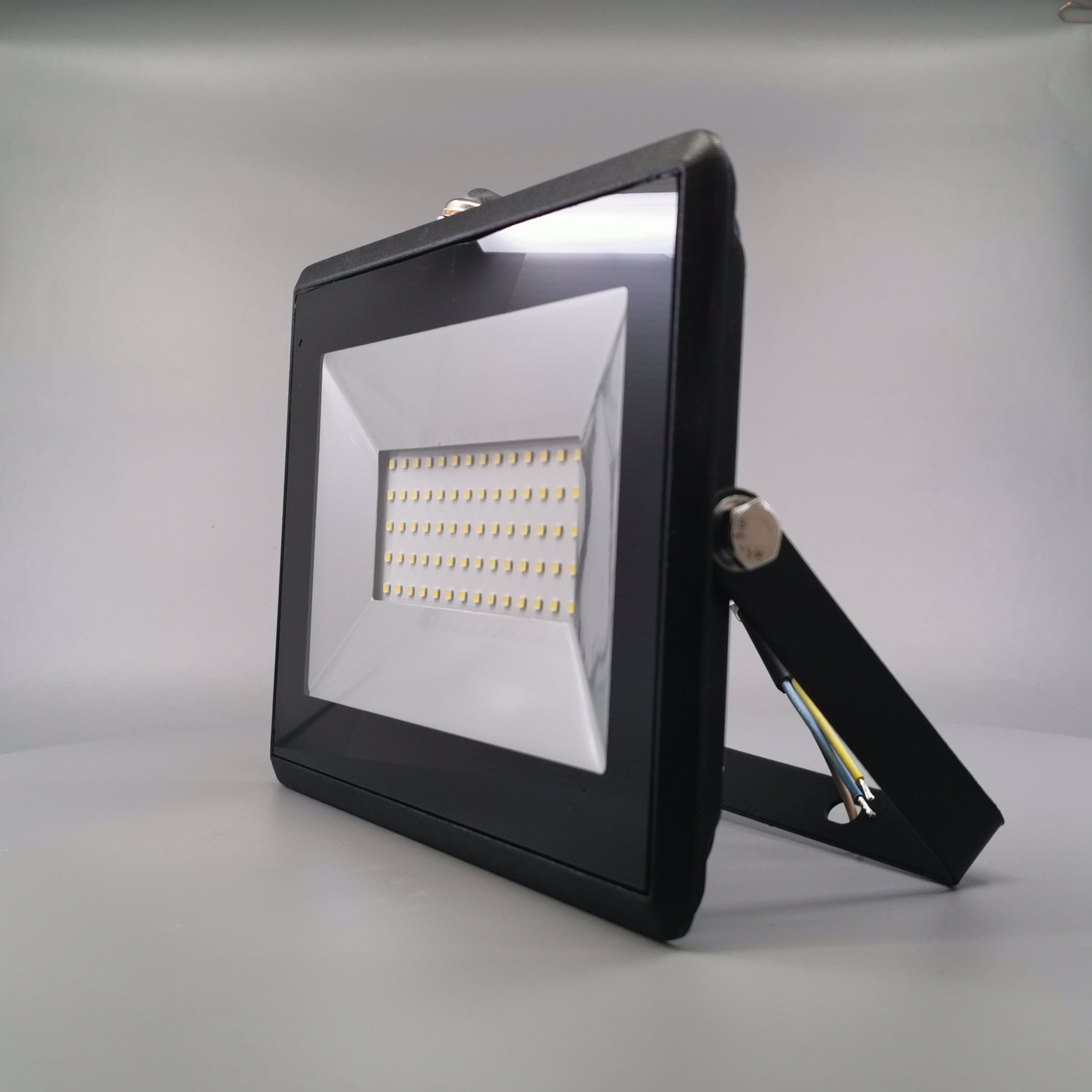 50W LED projektør 4000K 4250Lm sort