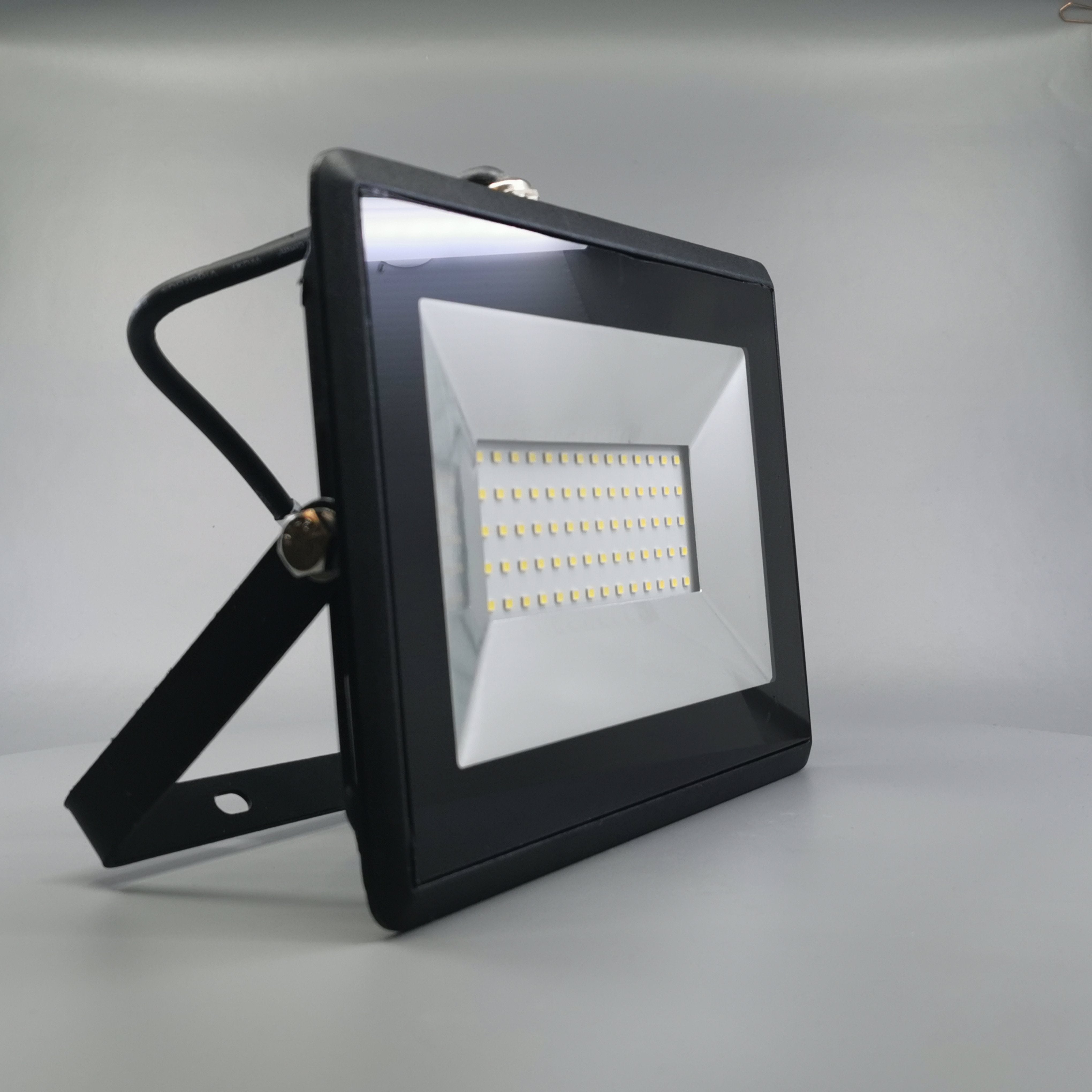 50W LED projektør 4000K 4250Lm sort