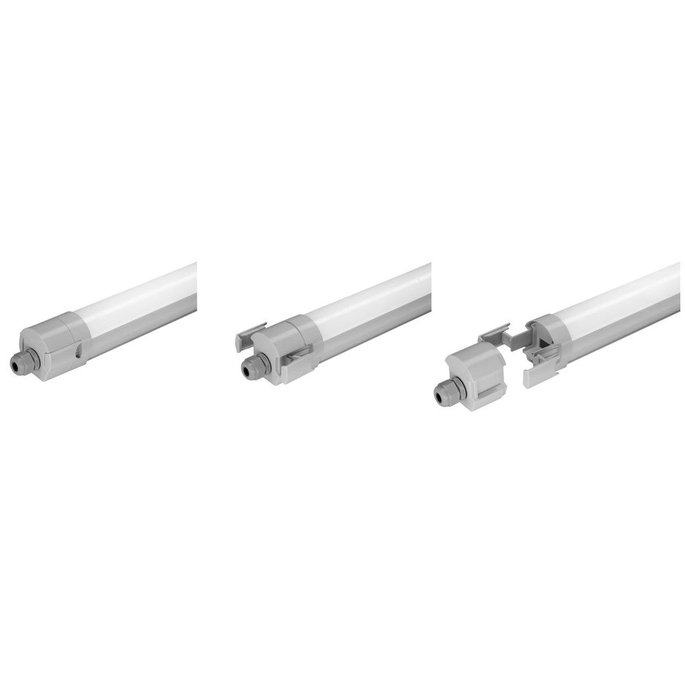 EasyConnect LED armatur 36W - 120 cm, gennemfortrådet, IP65, 4000lm