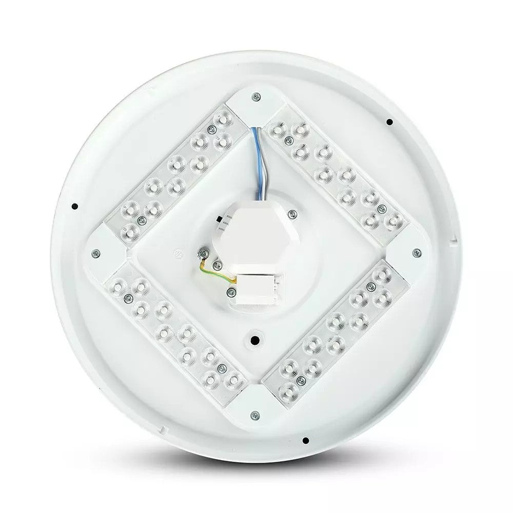 V-Tac rund 24W LED loftslampe - 3i1 valgfri lysfarve, Ø35cm, 230V, inkl. lyskilde og 2600lm