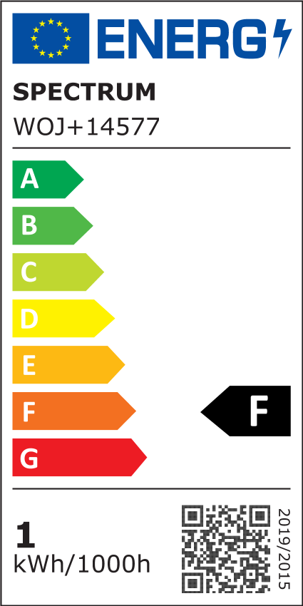 1W LED kertepære - C35, kultråd, matteret glas, E14, 230V, 100lm, RA80