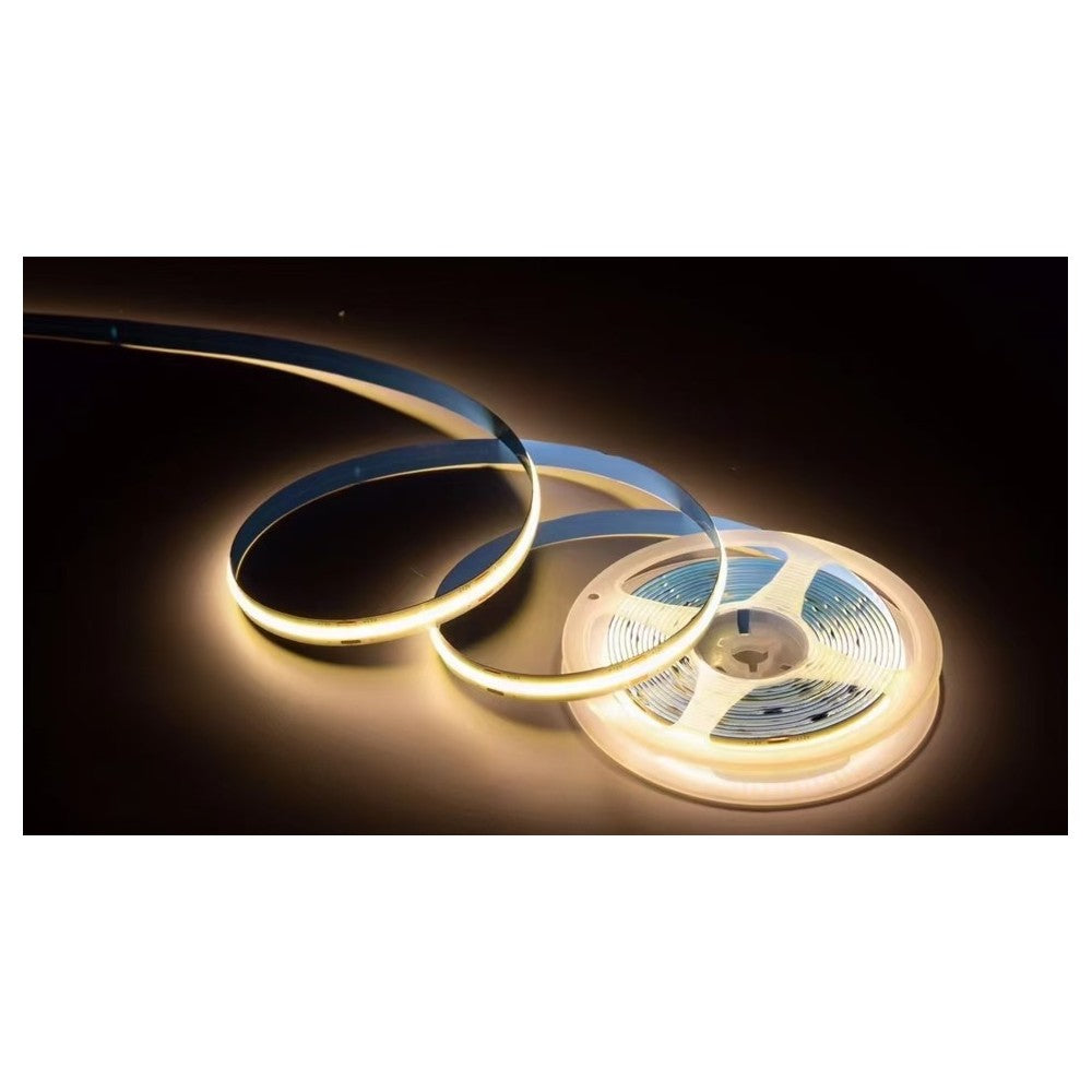 11W/m COB-LED-strips - 5m, IP20, 480 LED pr. meter, 24V, COB LED, RA90