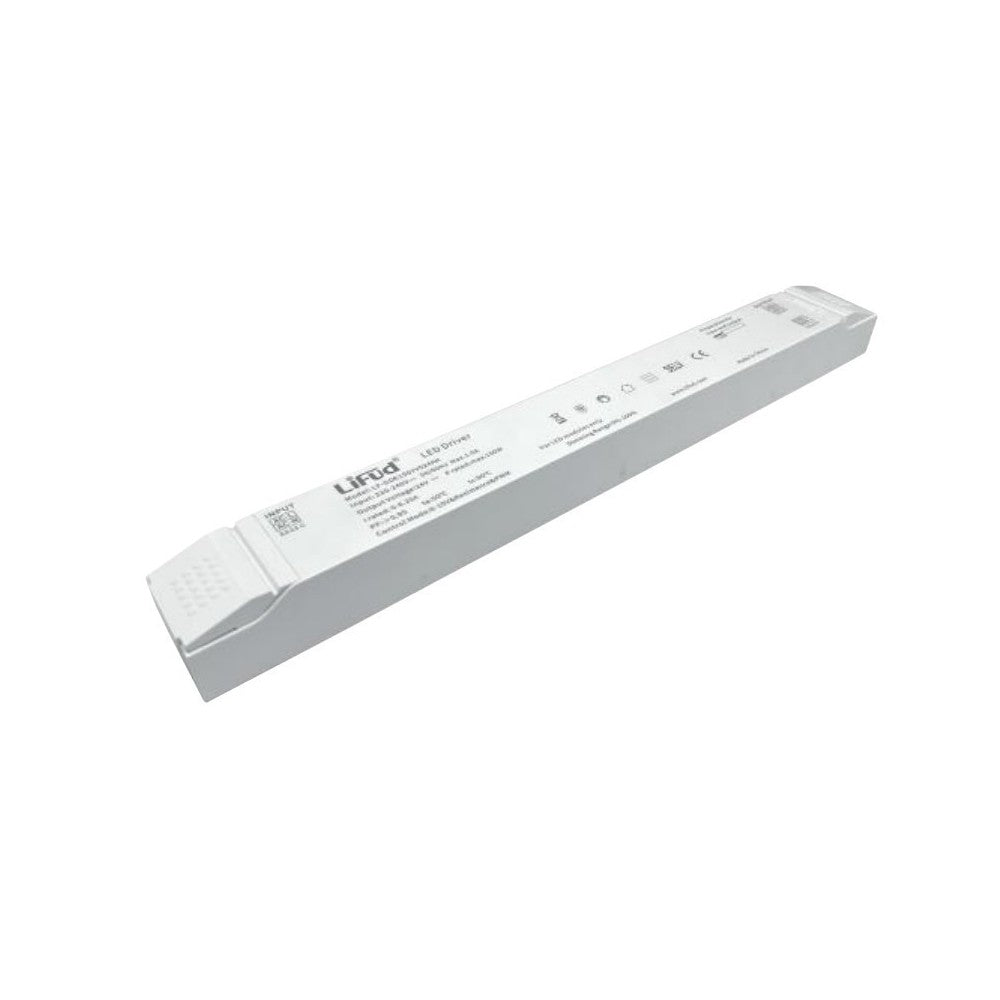 Lifud 150W Dæmpbar Strømforsyning - 24V DC, 6.25A, 0/1-10V, Flicker Free, IP20