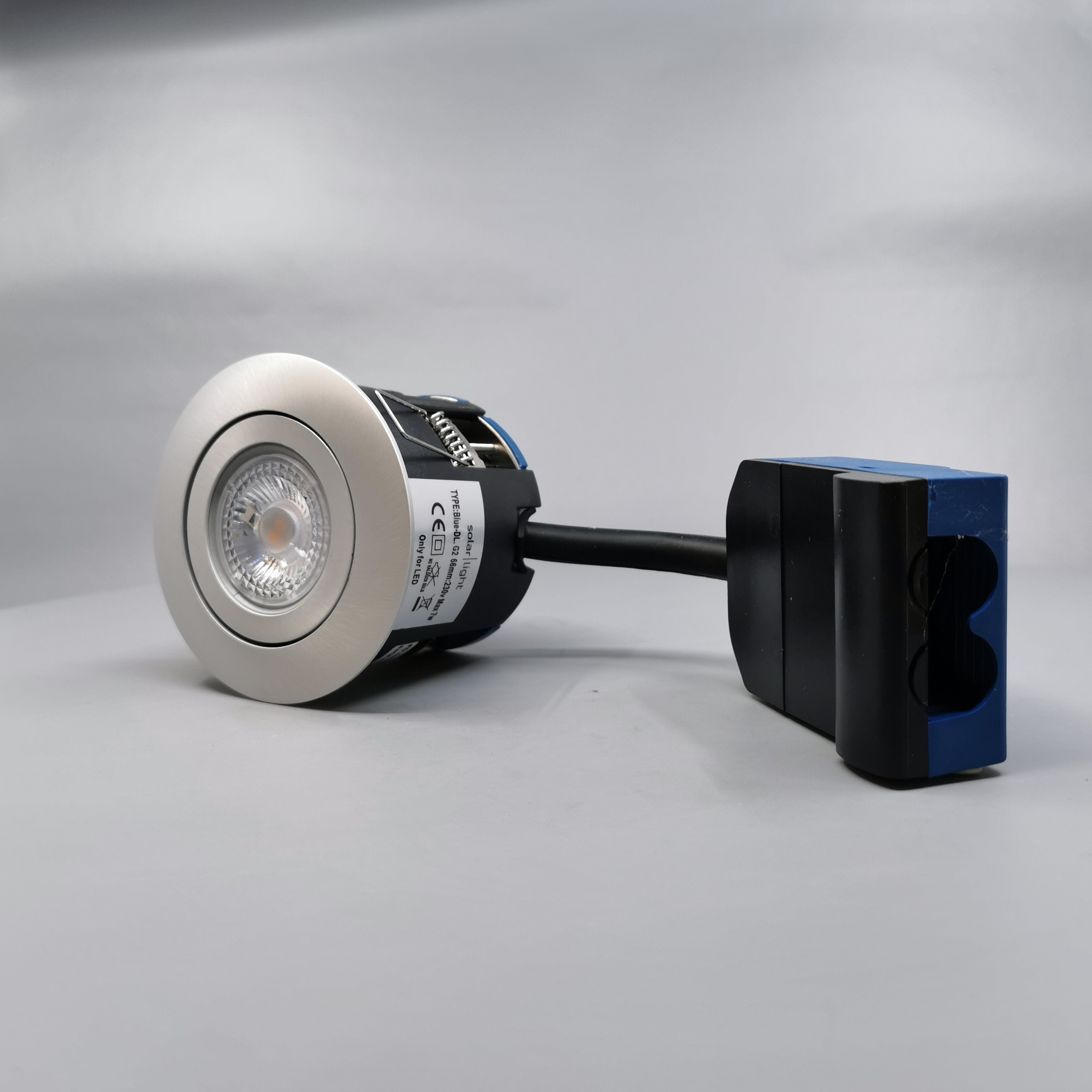 LED spot til udendørs m. 5W pære - alu