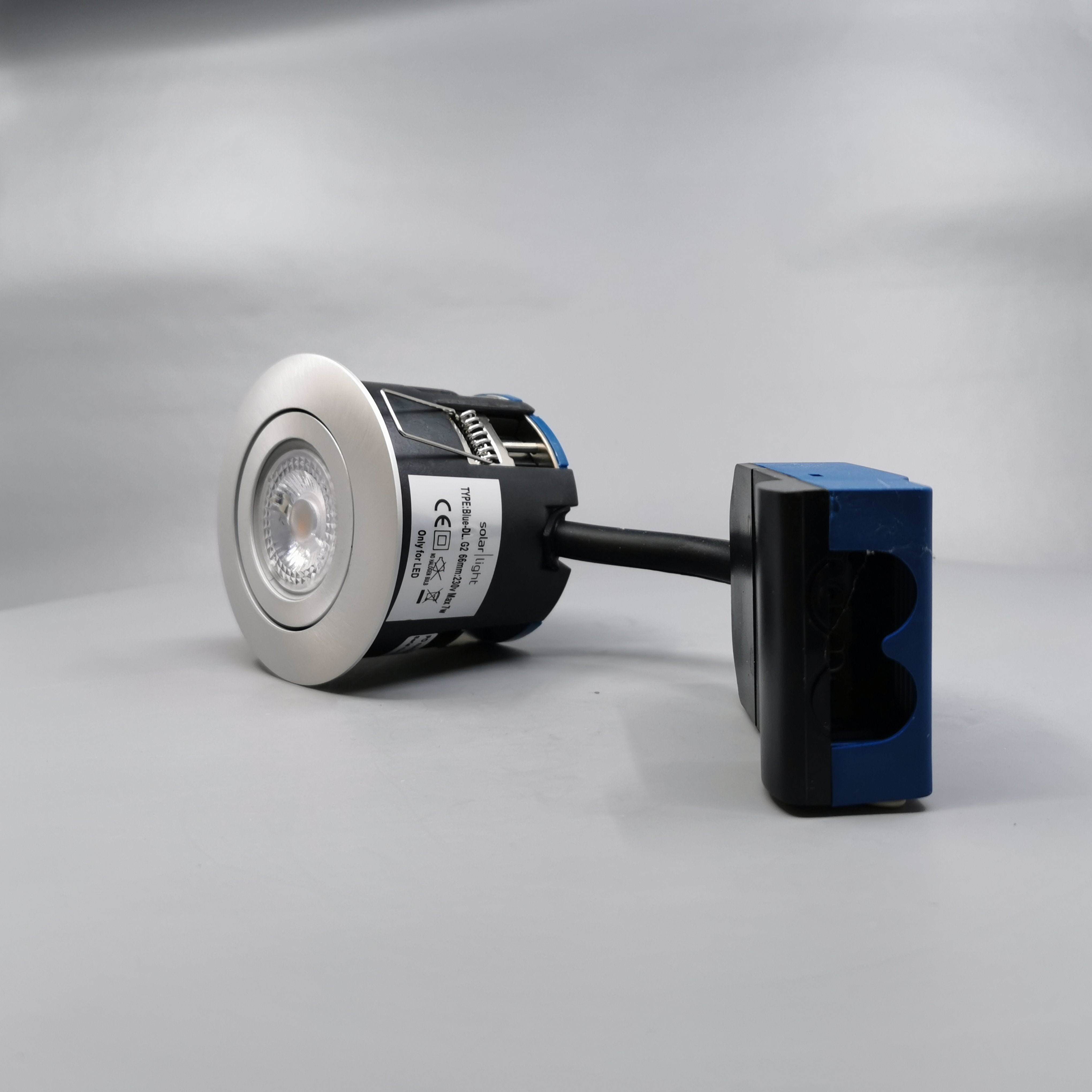 LED spot til udendørs m. 5W pære - alu